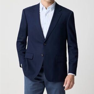 J. Crew Thompson Navy Blue 100% Wool Classic Fit Blazer SIZE 44L